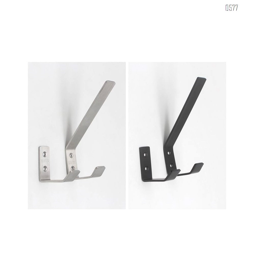 Heavy Duty Coat Hook - Brushed Stainless Steel