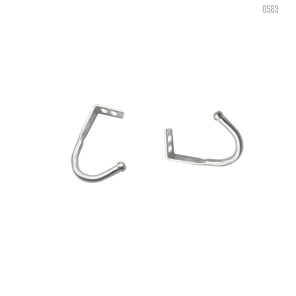 Ceiling Hooks Wall Single Hanger Hooks Coat Hat Towel Hook (Silver)