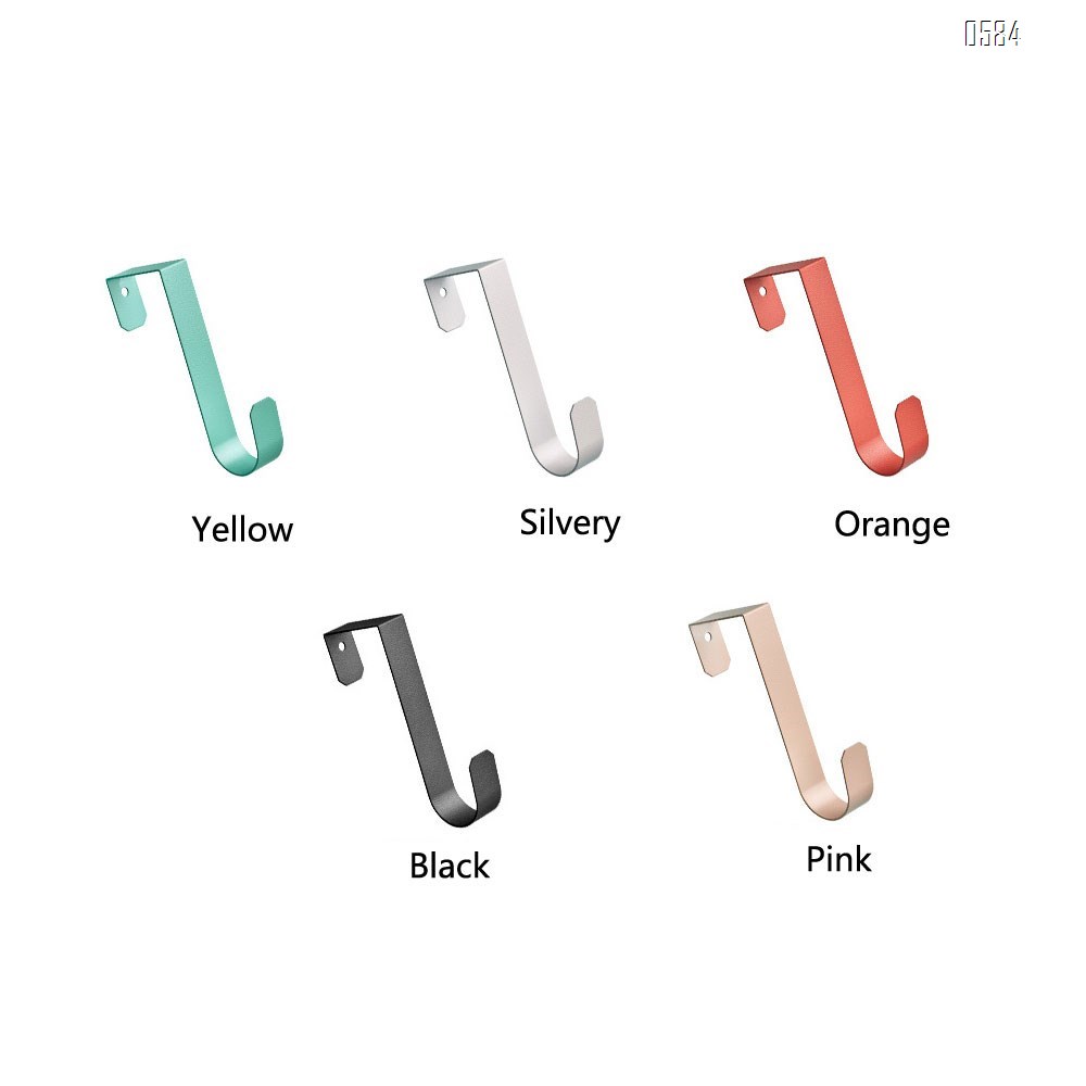 Over The Door Hooks for Clothes Sturdy Metal Single Door Hooks for Hanging Coats Hats Robes Towels Jacket  Decorative Coat Hooks