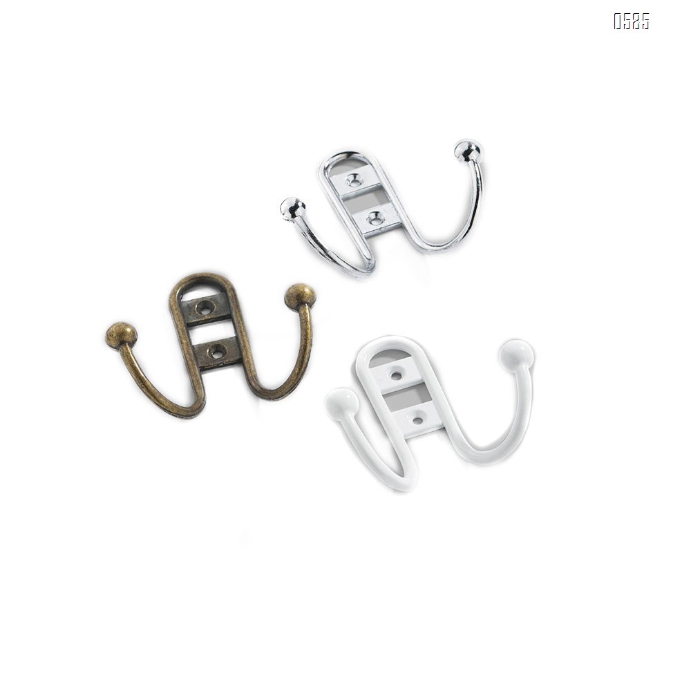 Double Robe Hook With Ball End
