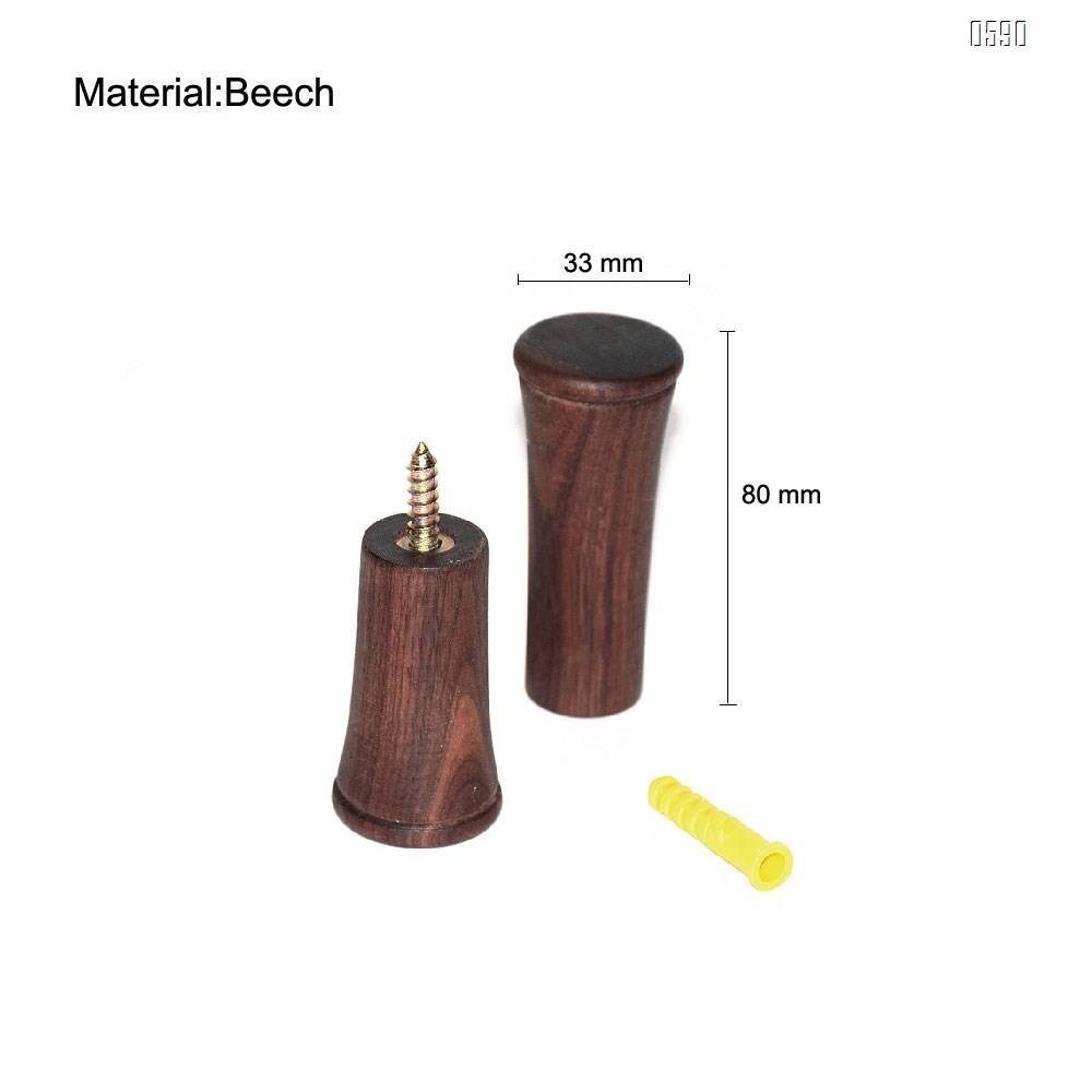 Wood Wall Hooks Coat Hooks Wall Mounted  Rustic Wooden Hooks Heavy Duty Robe Hook Hat Rack | Hooks for Hanging Bathroom Towels Clothes Hanger