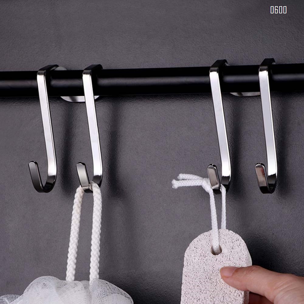 Over Door Hook S Shaped Heavy Duty for Hanging - Single Hook Loads up to 30KG for Kitchen, Bathroom, Bedroom and Office