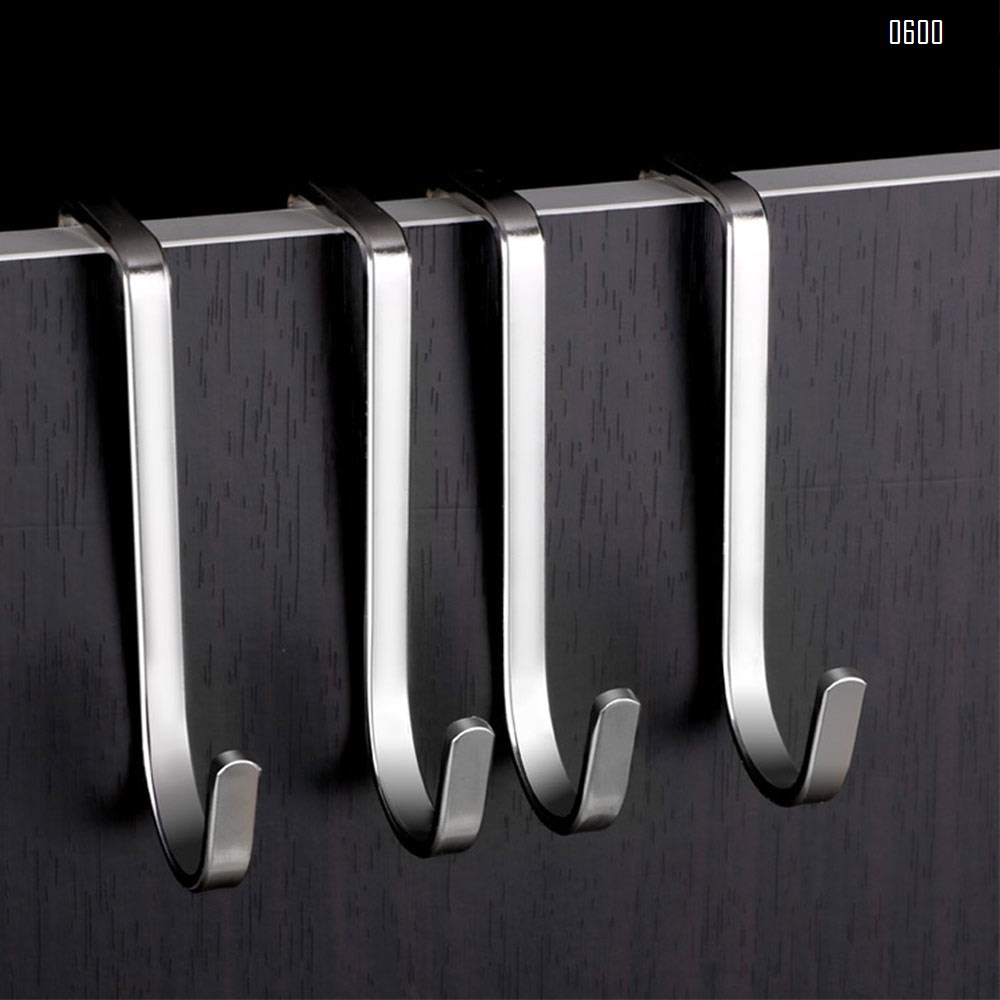 Over Door Hook S Shaped Heavy Duty for Hanging - Single Hook Loads up to 30KG for Kitchen, Bathroom, Bedroom and Office