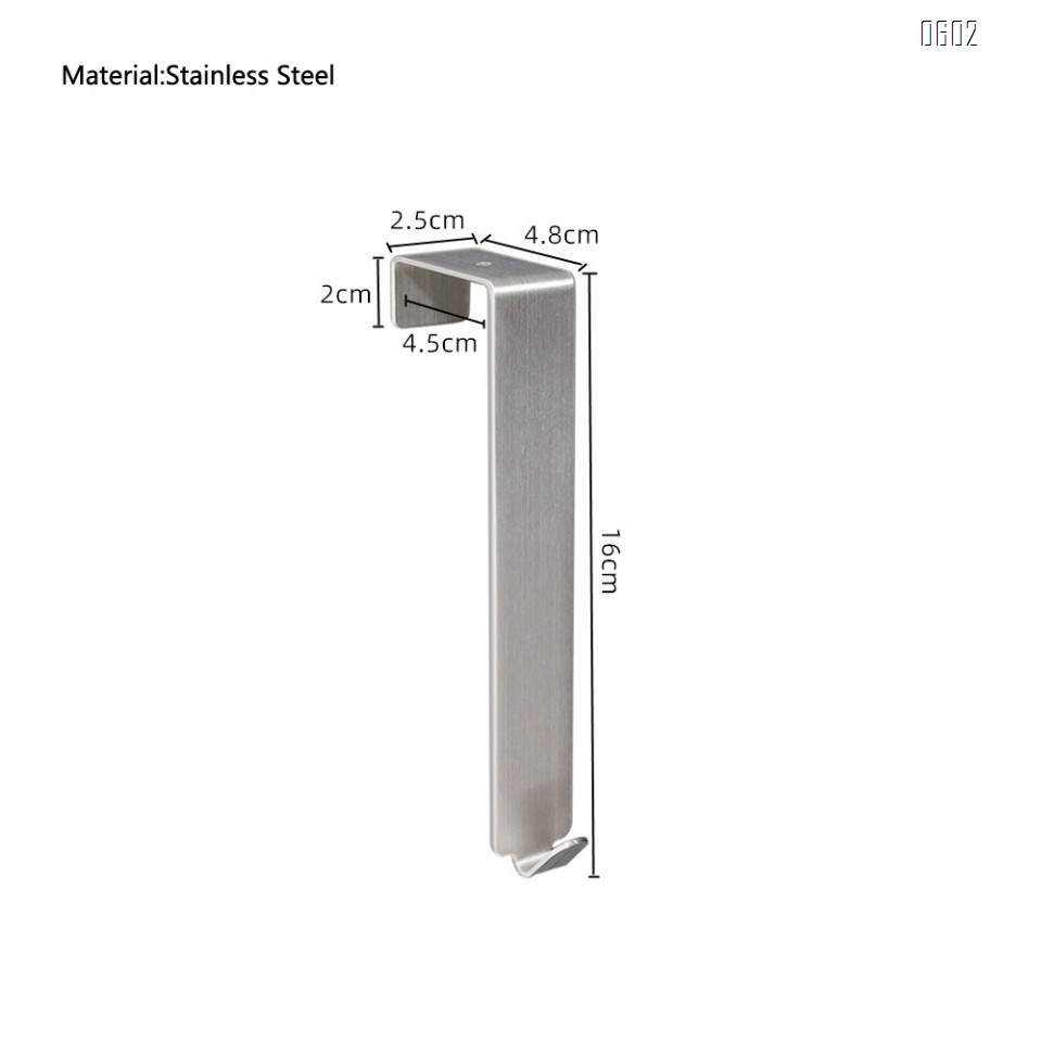 Over The Door Hook - Free Moving Adjustable Storage Organizer Rack for Hand Towel,Coat,Hat,Clothes,Hanger,Kraft Paper Bags,Towel Coat Rack Hats