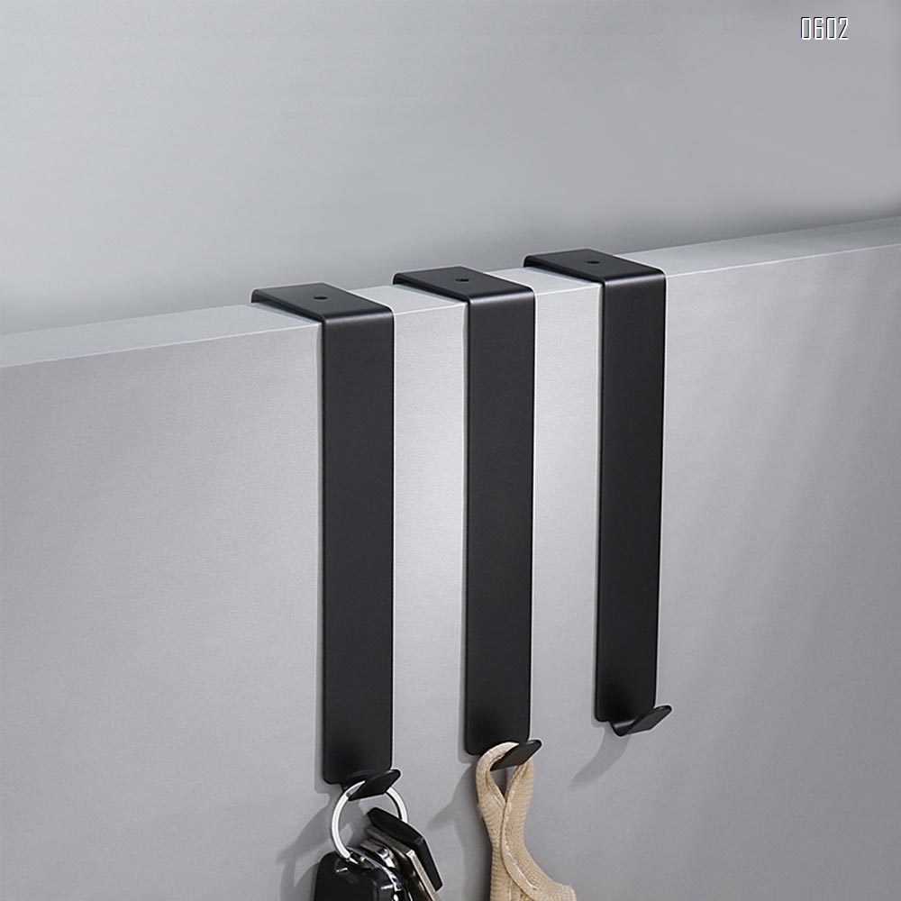 Over The Door Hook - Free Moving Adjustable Storage Organizer Rack for Hand Towel,Coat,Hat,Clothes,Hanger,Kraft Paper Bags,Towel Coat Rack Hats