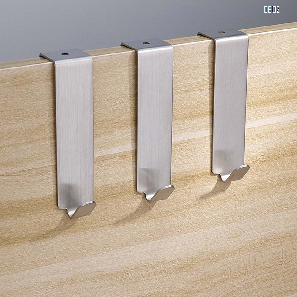 Over The Door Hook - Free Moving Adjustable Storage Organizer Rack for Hand Towel,Coat,Hat,Clothes,Hanger,Kraft Paper Bags,Towel Coat Rack Hats