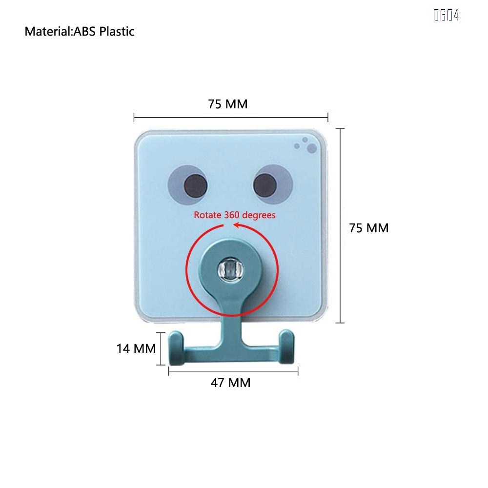 Adhesive Hooks Utility Hooks, Heavy Duty Coat Hooks Waterproof and Oilproof Seamless Hooks, Wall Hook for Bathroom Kitchen