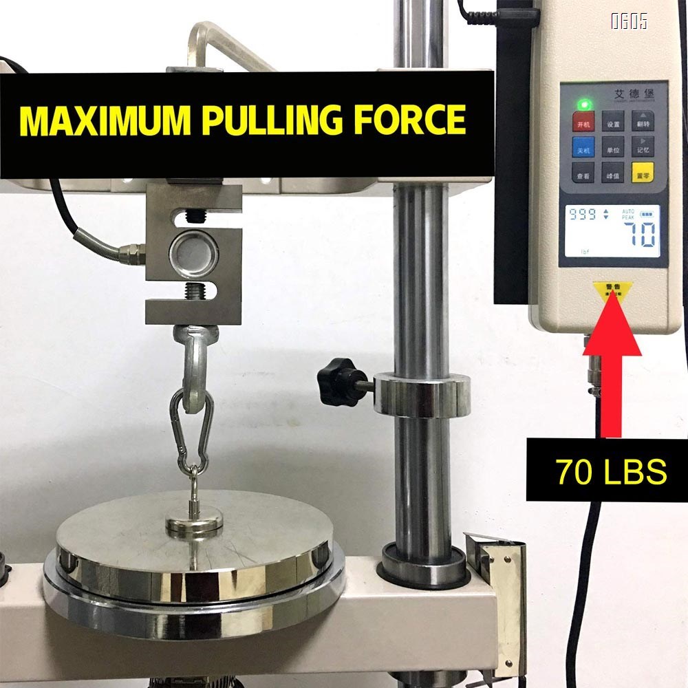 Magnetic Hooks,70 LB（35KG）Heavy Duty Neodymium Magnet Hook