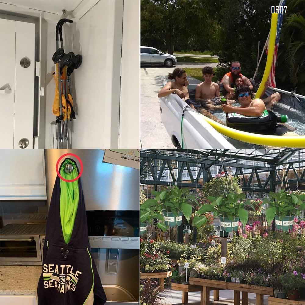 Magnetic Hooks, 57 lbs(26 KG) Pulling Force Rare Earth Magnetic Hooks with Countersunk Hole Eyebolt for Home, Kitchen, Workplace, Office and Garage