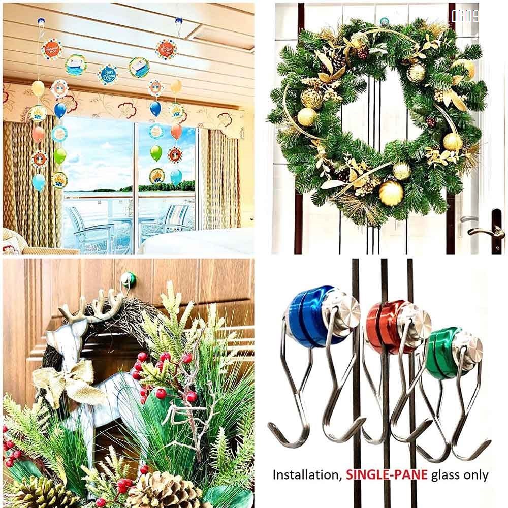 88lb Colorful Swivel Magnetic Hook - Heavy Duty Neodymium Magnets for Refrigerator Door Key BBQ Grill Locker Coat Powerful Magnetic Wreath Hanger Strong Magnetic Hooks for Cruise Cabins