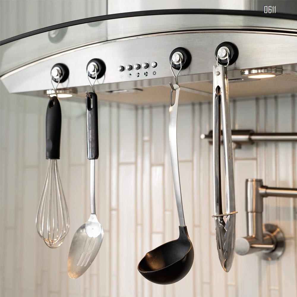 Strong Magnetic Hooks for Hanging. Up to 65 lbs.Black And White Magnet Hooks Heavy Duty Magnets, Neodymium 52 Rare Earth Magnets. Rotating Swivel Style Magnet Hook for Refrigerator