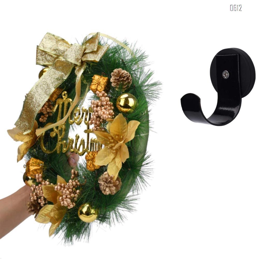 Magnetic Wreath Hanger for Front Door, Wreath Hook Wreath Holder for Metal Door