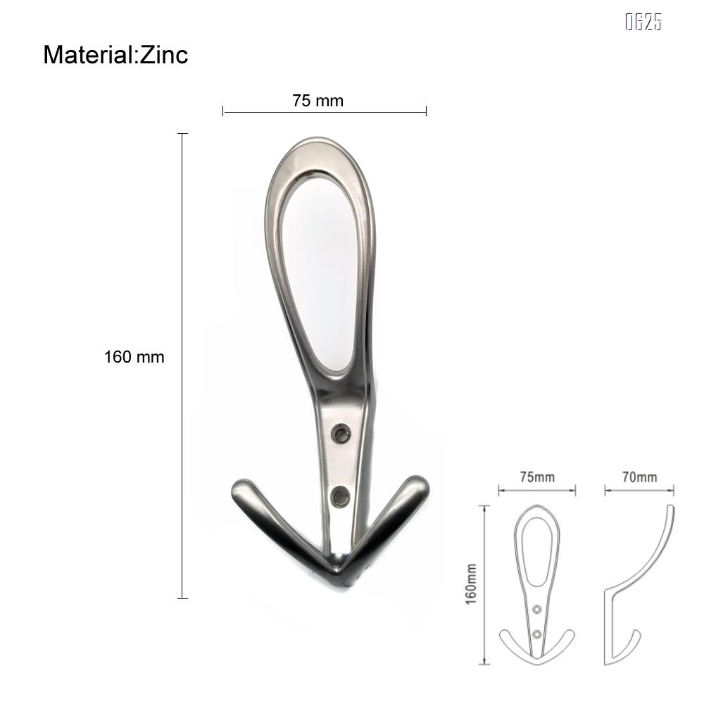 Wall Mounted Coat Hooks Heavy Duty Black Hardware Robe Hooks Decorative for Single Hanging Coats Towel Cubicle Classroom Kitchen Bath Backpack Hat Hook