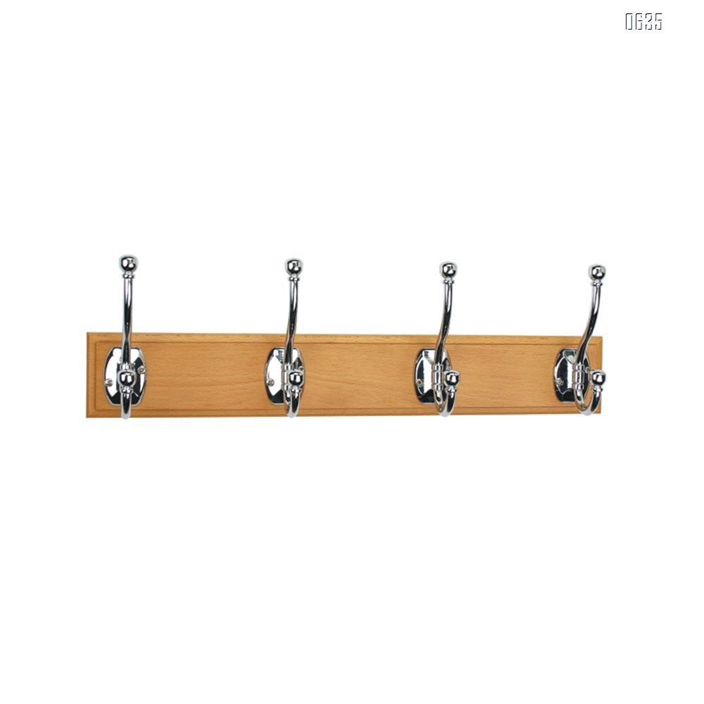 Heavy Duty Dual Coat Hooks Wall Mounted Retro Double Hooks Utility Hooks for Coat, Scarf, Bag, Towel, Key, Cap, Cup, Hat
