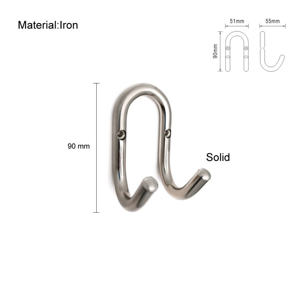 Garage Hooks Tool Organizer Wall Mounted, Heavy Duty Garage Utility Storage Hooks Hangers, Anti-Slip Double Hooks for Warehouse, Garage, Sheds,Garden Tools