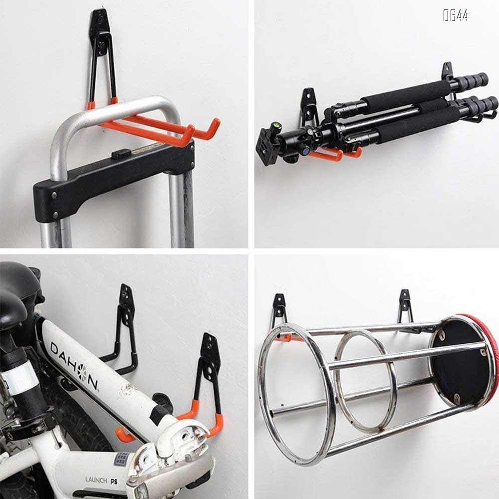 U Large Garage Hooks Heavy Duty , Steel Garage Storage Hooks, Tool Hangers for Garage Wall Utility Wall Mount Garage Hooks and Hangers with Anti-Slip Coating for Garden Tools, Ladders, Bulky Items