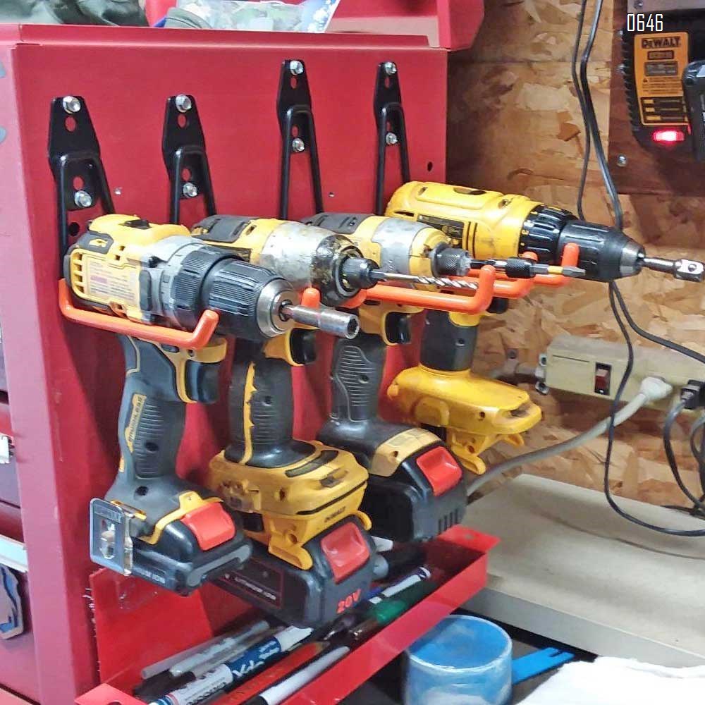 U Small Garage Hooks Heavy Duty , Steel Garage Storage Hooks, Tool Hangers for Garage Wall Utility Wall Mount Garage Hooks and Hangers with Anti-Slip Coating for Garden Tools, Ladders, Bulky Items