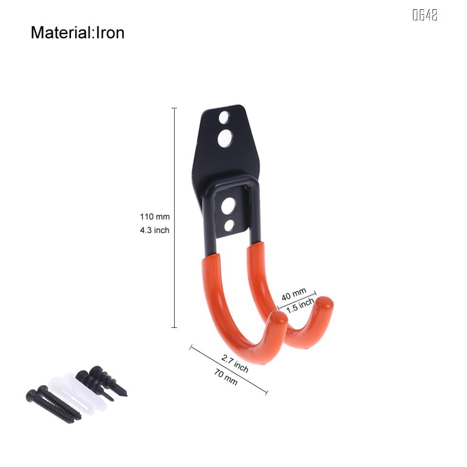 Small Garage Hooks , Sturdy Ladder Hooks, Bike and Tool Hangers for Garage Wall, Easy to Install
