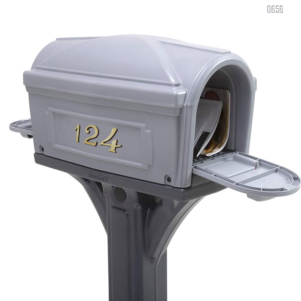 2-inch(50 mm) height self-adhesive brass mailbox numbers