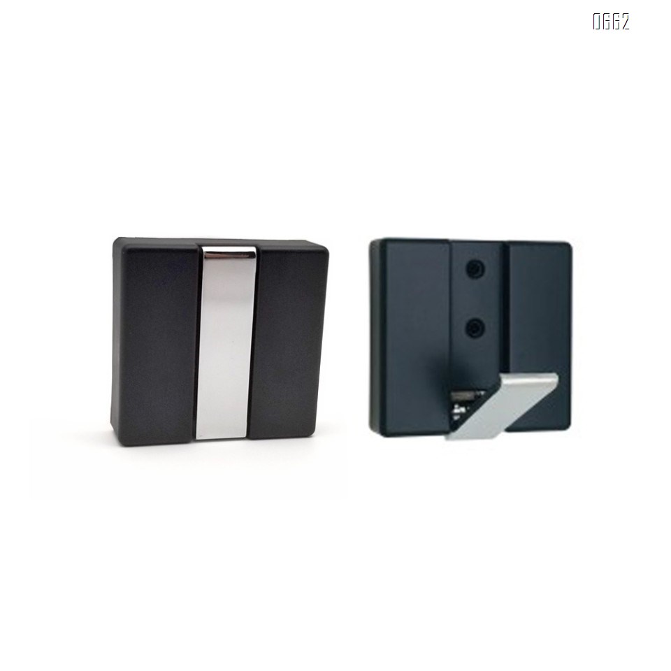 Folding invisible coat hook-plastic and zinc alloy heavy wall hook-retractable hook for hanging clothes, scarves, hats, bags, towels, keys