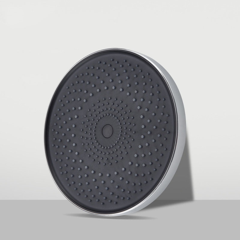 Modern simple thermostatic shower round nozzle set bathroom shower pressure booster non-rain giant screen nozzle