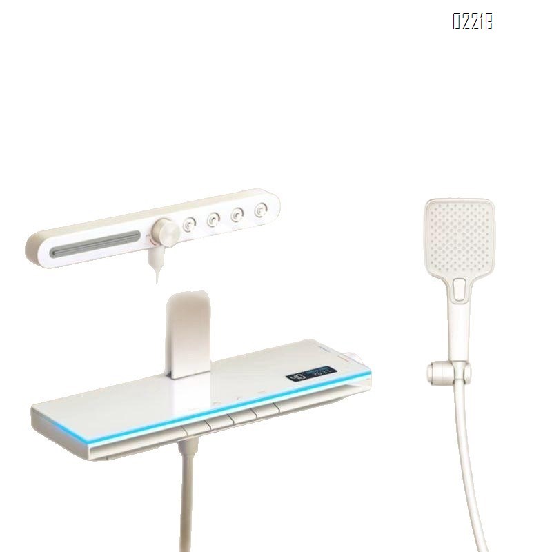 Home use thermostatic shower head set large storage gun gray bathroom shower bath shower temperature constant Tap