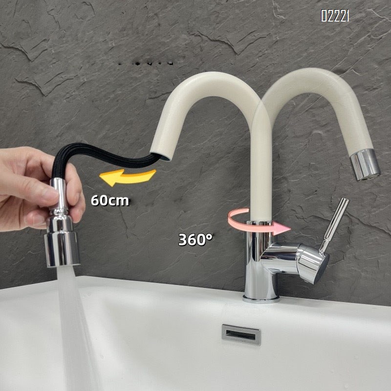 Swivel Swan modern Basin sink water Best Faucets pull out Tap Cold and Hot water mixer Basin Faucets
