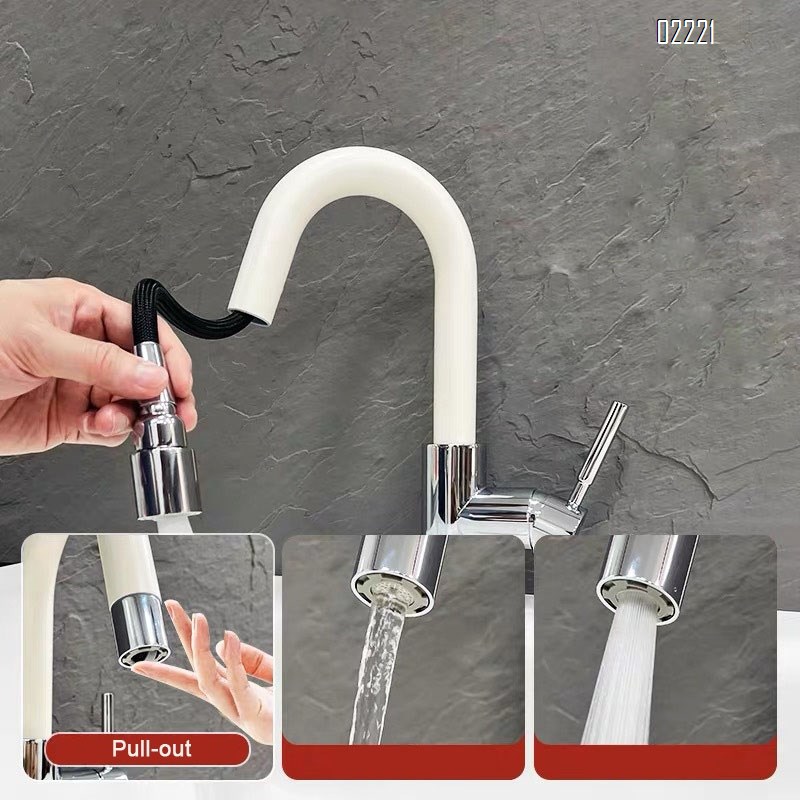 Swivel Swan modern Basin sink water Best Faucets pull out Tap Cold and Hot water mixer Basin Faucets