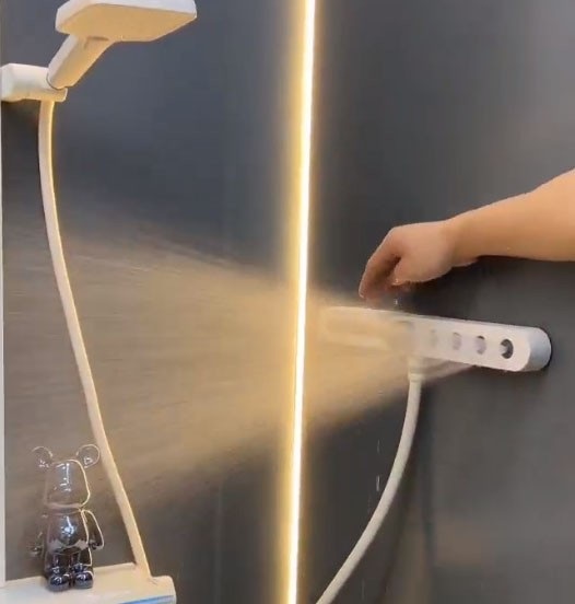 Home use thermostatic shower head set large storage gun gray bathroom shower bath shower temperature constant Tap