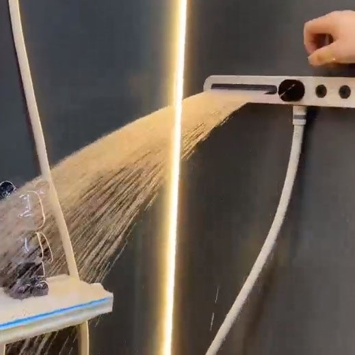 Home use thermostatic shower head set large storage gun gray bathroom shower bath shower temperature constant Tap