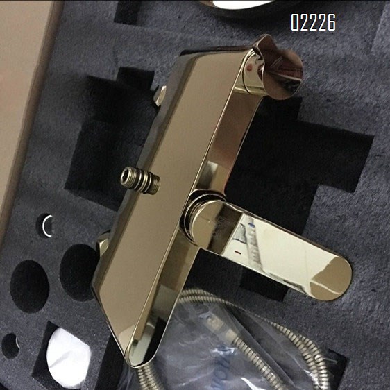 Golden shower head faucet set all-Brass cold and hot water faucet set shower set for the bathroom