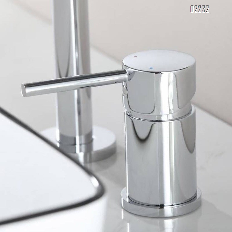 Foldable swivel basin faucets for bathroom washbasin counter two-hole cold and hot water tap