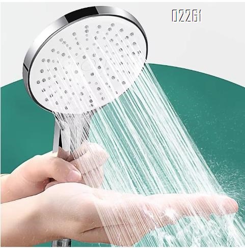 Shower Head with Handheld, High Pressure 5 Spray Mode Showerhead  for Pets and Bathroom with Stainless Hose and Adjustable Mount