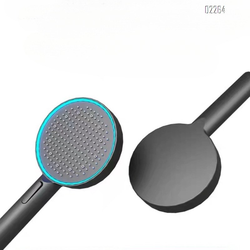 Brass Intelligent Digital Display Rain Bath Constant Temperature Shower Head Set Household Supercharged Bathroom