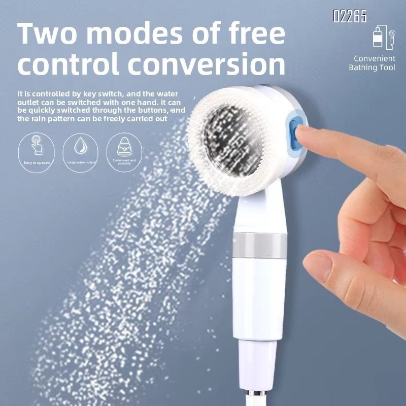 Portable Shower Head Battery Powered Pump Handheld Rechargeable Showerhead dormitory essentialsfor Car Wash,Pet rinse