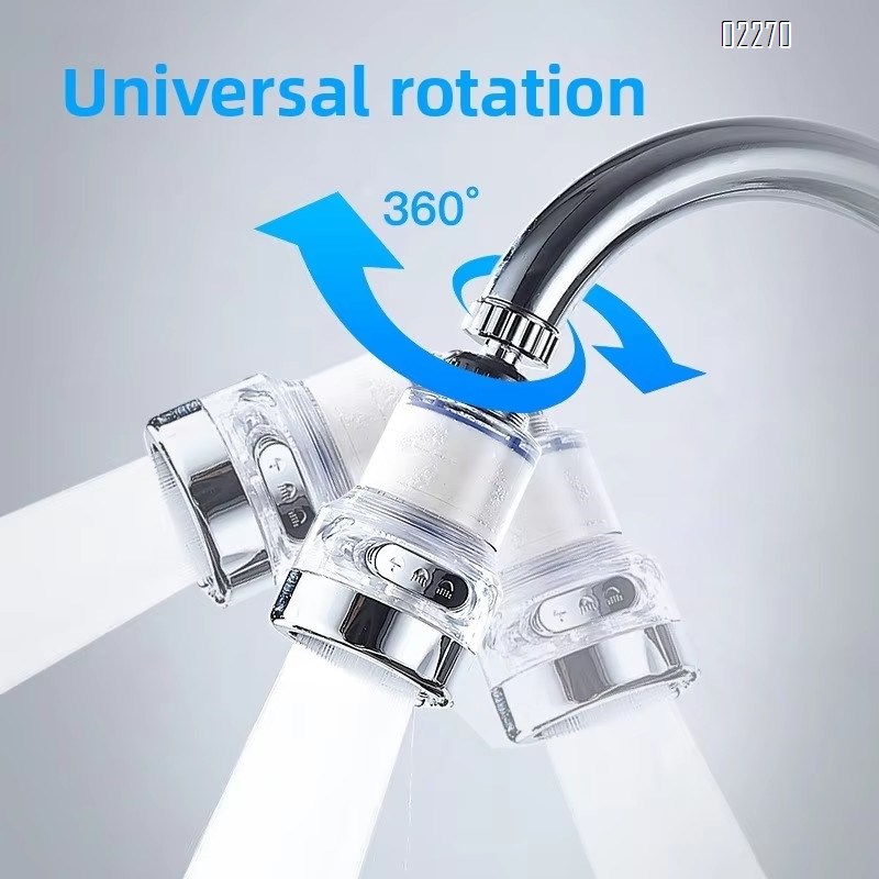 Three-Mode  Kitchen Faucet Water Purifier Rotating, Bathroom Faucet Filter Removes Chlorine Fluoride Heavy Metals Hard Water