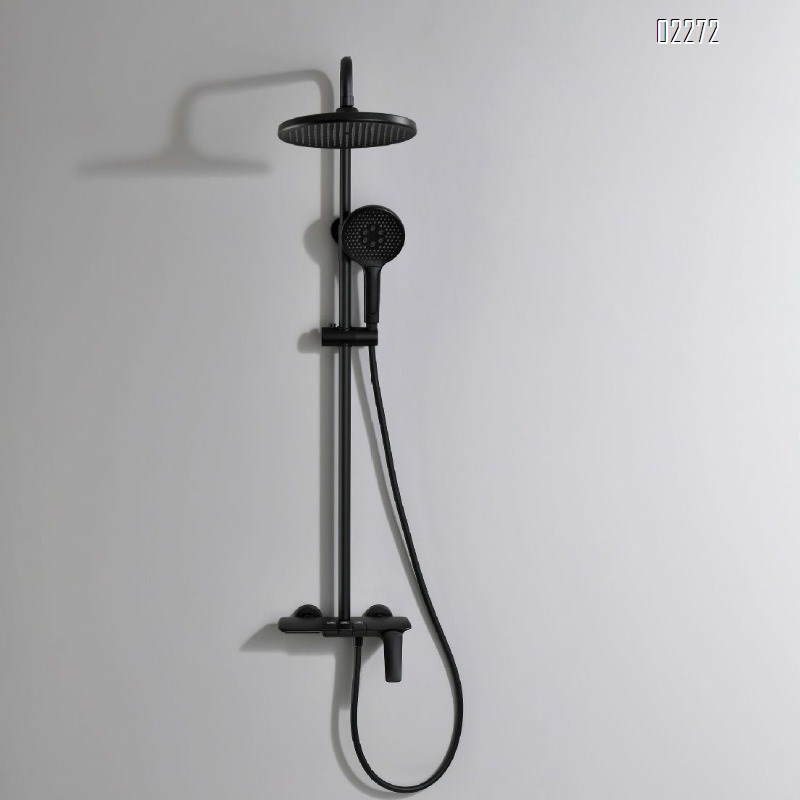 Shower Head Set Full Copper Bathroom Shower Storage Shower Head Piano Key Increased Pressure Shower Head