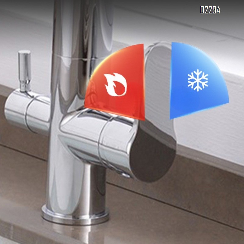 Brass Chrome High Inter-Platform Basin Rotating Sink Kitchen Faucet Creative Hot and Cold Multifunctional Kitchen Tap