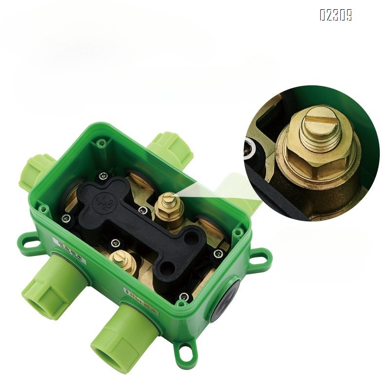 Wall-mounted Shower Head Set Brass Thermostatic Bathroom Modern Light Luxury Home Shower Tap