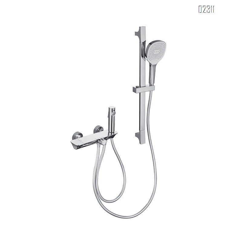 Brass Small Apartment Shower Set Constant Temperature Adjustable Shower head Home Bathroom Shower Bathtub