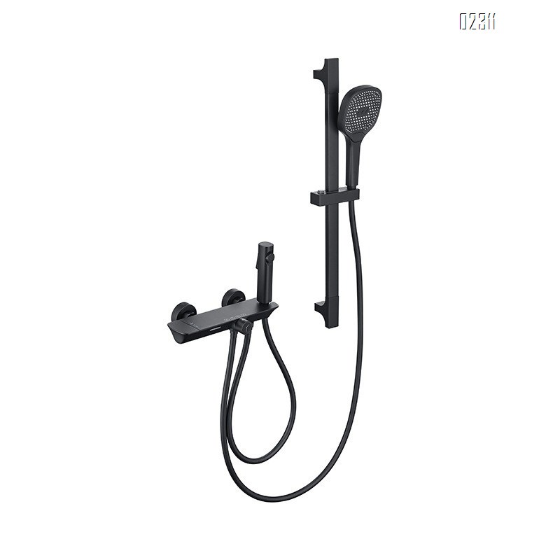 Brass Small Apartment Shower Set Constant Temperature Adjustable Shower head Home Bathroom Shower Bathtub