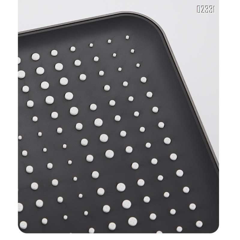 Hot and Cold Digital Display Shower Head Set Household Brass Storage Mixing Valve Shower Light Luxury Storage Bath Tap