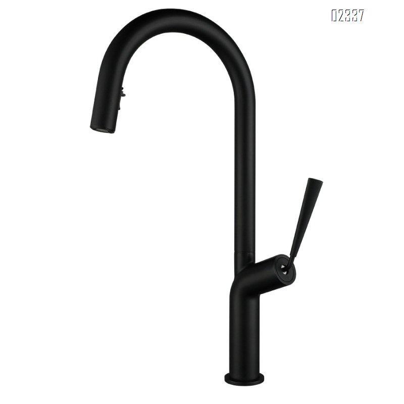 Brass Pull-out modern Kitchen sink water Best Faucets pull out Tap Gun Gray Sink Faucet Brushed Gold Tap