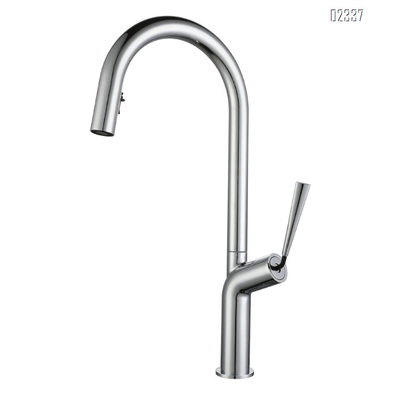 Brass Pull-out modern Kitchen sink water Best Faucets pull out Tap Gun Gray Sink Faucet Brushed Gold Tap