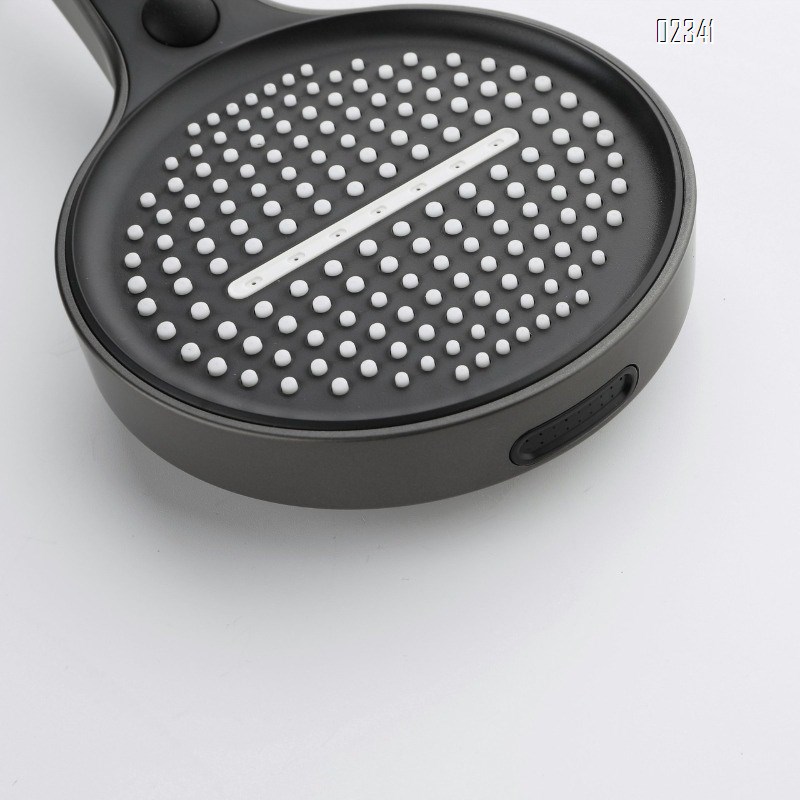 Waist Spray Square Tube Bathroom Shower Set Full Brass Glass Panel Waterfall Outlet Household Shower