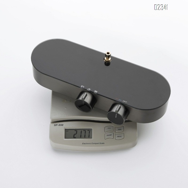 Waist Spray Square Tube Bathroom Shower Set Full Brass Glass Panel Waterfall Outlet Household Shower