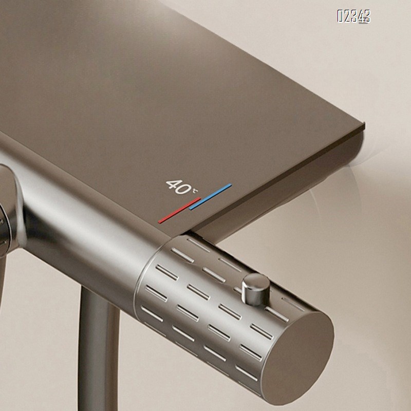 Smart Digital Display Constant Temperature Shower Set for Home Bathroom Shower Device Hotel All-Brass Booster Shower Head