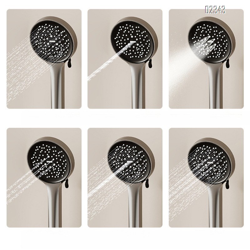 Smart Digital Display Constant Temperature Shower Set for Home Bathroom Shower Device Hotel All-Brass Booster Shower Head