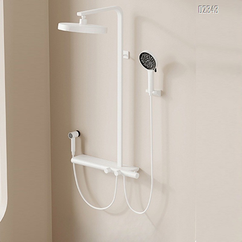 Smart Digital Display Constant Temperature Shower Set for Home Bathroom Shower Device Hotel All-Brass Booster Shower Head