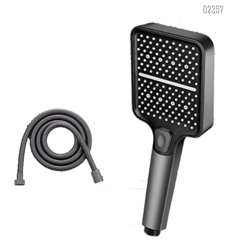 high pressure shower head 3 mode with 1.5m stainless hose pressure boosting anti clog nozzles for bathroom and pets wash